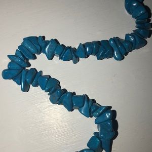 gorgeous💧 blue stone necklace